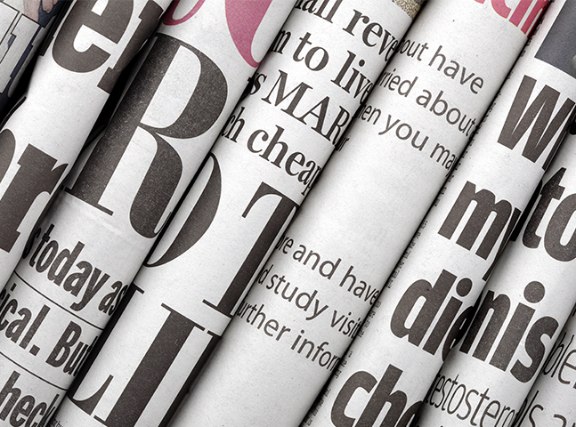 news papers